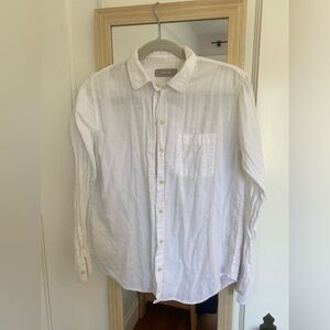 White Cotton Button Down by Everlane